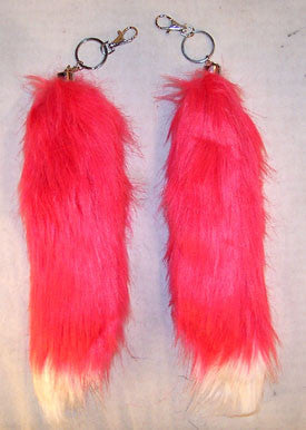 Buy HOT PINK WHITE TIP FOX TAIL KEY CHIANBulk Price