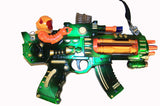 Wholesale BATTERY OPERATED ROBOT ROTATING FIRE MACHINE GUN (sold by the piece )