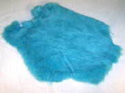 Wholesale BABY BLUE COLOR RABBIT SKIN PELT (Sold by the piece)