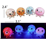 Wholesale Light Up Jelly Bead Happy Octopus Stress Toy