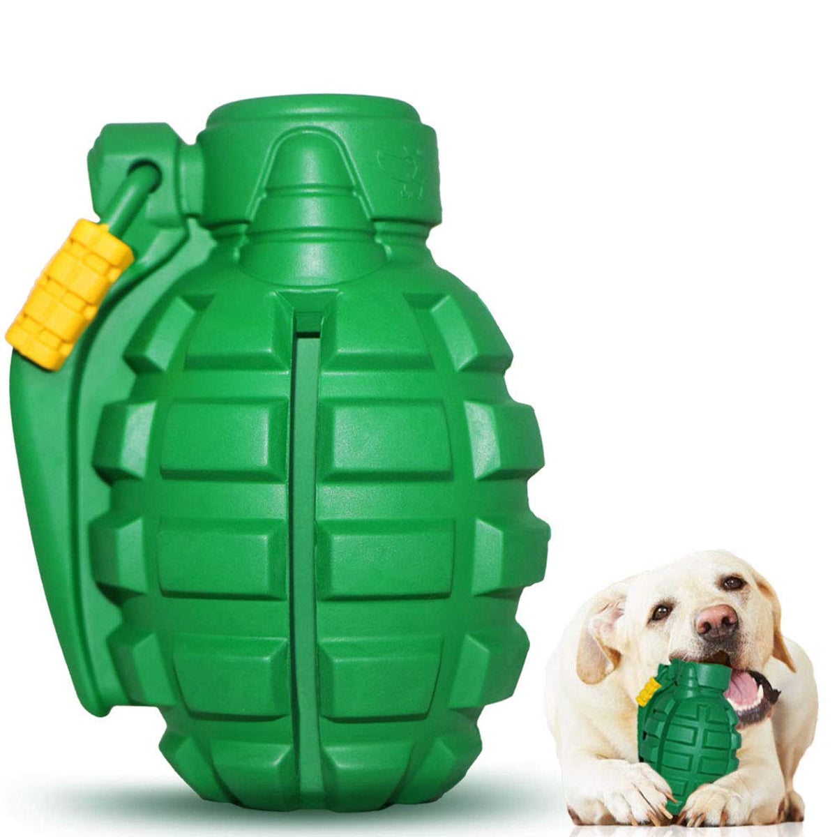 Grenade-Shaped Dog Chew Toy