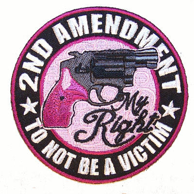 Buy 2ND AMENDMENT MY RIGHT PISTOL PATCH Bulk Price