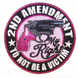 Wholesale 2ND AMENDMENT MY RIGHT PISTOL PATCH  (Sold by the piece)