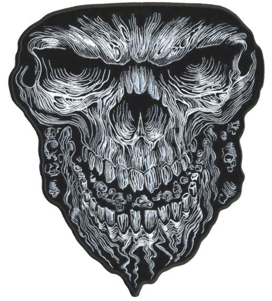 Buy REAPER SKULL FACE 6 INCH PATCHBulk Price