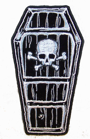 Buy COFFIN SKULL X BONE PATCHBulk Price