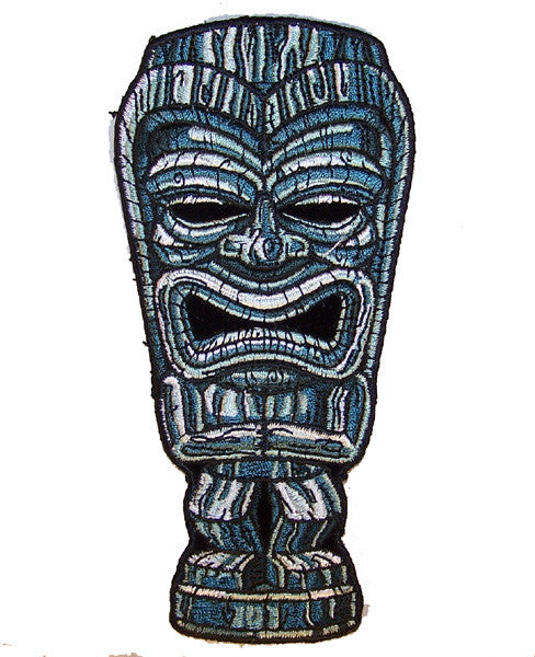 Wholesale TIKI STATUE MAN EMBROIDERED PATCH ( sold by the piece )