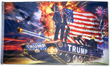 Buy DONALD TRUMP TANK FIREWORKS 3 X 5 AMERICAN FLAG Bulk Price