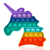 Unicorn pop it fidget toys