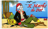 Buy X MARKS THE POT MARIJUANA PIRATE SKELETON 3X5 FLAGBulk Price